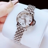 Set đồng hồ nữ chính hãng Roberto Era RE2025 dây kim loại silver mặt xà cừ size 30mm