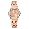Đồng Hồ Nữ Carnival 8160L2-VH-NN Vàng Hồng Mặt Vàng Hồng Viền Đá Size 34mm Sapphire