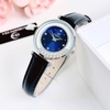 Đồng hồ nữ chính hãng Roberto Era RE0847dây da xanh dương đậm mặt đá chảy size 32mm vỏ silver