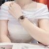 Set đồng hồ nữ Amica chính hãng màu demi vàng hồng mặt nâu size 32mm - Đồng hồ Amica A059