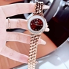 Set đồng hồ nữ chính hãng Roberto Era RE0849 dây da nâu vỏ rose size 32mm, kèm bộ dây kim loại và phụ kiện