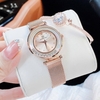 Set đồng hồ nữ chính hãng Roberto Era RE0843 dây da hồng vỏ rose size 32mm, kèm bộ dây kim loại và phụ kiện