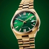 Đồng Hồ Nam Citizen Tsuyosa Mechanical Gold Green NJ0152-51X Automatic Size 40mm - Citizen Xanh Ngọc Lục Bảo