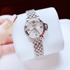 Set đồng hồ nữ chính hãng Roberto Era RE2025 dây kim loại silver mặt xà cừ size 30mm