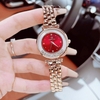Set đồng hồ nữ chính hãng Roberto Era RE0848 dây da đỏ vỏ rose size 32mm, kèm bộ dây kim loại và phụ kiện