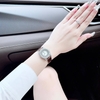 Đồng hồ nữ chính hãng Roberto Era RE8340 dây da lụa màu nâu đất, mặt đồng hồ đính đá size 32mm