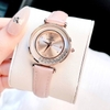 Đồng hồ nữ chính hãng Roberto Era RE0843 dây da hồng mặt đá chảy size 32mm vỏ vàng hồng