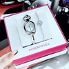 Set Đồng Hồ Lắc Tay Nữ Roberto Era Horsebit Mặt Xà Cừ Trắng Size 28mm - RE9103