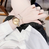 Set Đồng Hồ Nữ Franklin FL5088 Chính Hãng Màu Demi Vàng Gold Size 31mm Quartz Kèm Bông Tai