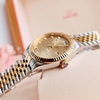 Set Đồng Hồ Nữ Franklin FL5088 Chính Hãng Màu Demi Vàng Gold Size 31mm Quartz Kèm Bông Tai
