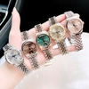 Set Đồng Hồ Nữ Franklin FL5088 Chính Hãng Màu Demi Vàng Hồng Size 31mm Quartz Kèm Bông Tai