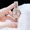 Set Đồng Hồ Nữ Franklin FL5088 Chính Hãng Màu Demi Vàng Hồng Size 31mm Quartz Kèm Bông Tai