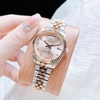 Set Đồng Hồ Nữ Franklin FL5088 Chính Hãng Màu Demi Vàng Hồng Size 31mm Quartz Kèm Bông Tai