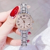 Set Đồng Hồ Nữ Hanboro Đính Đá Dây Thép Demi Rose Size 32mm Quartz HBR-386L Tặng Kèm Vòng Tay