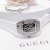 Set Đồng Hồ Nữ Hanboro Mặt Nhện Dây Cao Su Trắng Chính Hãng Đính Đá Silver Size 31x44mm Quartz Tặng Kèm Lắc Tay