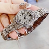 Set Đồng Hồ Nữ Jimi Jimi Đính Đá Bạc Size 32mm Quartz JM 86001 Tặng Kèm Vòng Tay