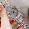 Set Đồng Hồ Nữ Jimi Jimi Đính Đá Bạc Size 32mm Quartz JM 86001 Tặng Kèm Vòng Tay