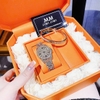 Set Đồng Hồ Nữ Jimi Jimi Đính Đá Vàng Hồng Size 32mm Quartz JM 86001 Tặng Kèm Vòng Tay