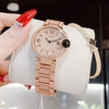 Set Đồng Hồ Nữ Jimi Jimi Mặt Số La Mã Dây Kim Loại Đính Đá Rose Size 36mm Máy Pin JM 86002 Tặng Kèm Vòng Tay