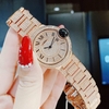 Set Đồng Hồ Nữ Jimi Jimi Mặt Số La Mã Dây Kim Loại Đính Đá Rose Size 36mm Máy Pin JM 86002 Tặng Kèm Vòng Tay