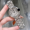 Set Đồng Hồ Nữ Jimi Jimi Mặt Số La Mã Dây Kim Loại Đính Đá Silver Size 36mm Máy Pin JM 86002 Tặng Kèm Vòng Tay