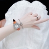 Set Đồng Hồ Nữ Madocy M81699 Chính Hãng Dây Da Đen 31mm - Kèm Dây Cam Và Vòng Tay