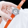 Set Đồng Hồ Nữ Madocy M81699 Chính Hãng Dây Da Đen 31mm - Kèm Dây Cam Và Vòng Tay