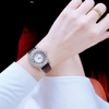 Set Đồng Hồ Nữ Roberto Era Dây Da Đen Đính Đá Silver Size 32mm RE8344 Tặng Kèm Bộ Dây Kim Loại Và Vòng Tay