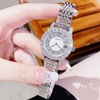 Set Đồng Hồ Nữ Roberto Era Dây Da Đen Đính Đá Silver Size 32mm RE8344 Tặng Kèm Bộ Dây Kim Loại Và Vòng Tay