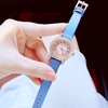 Set Đồng Hồ Nữ Roberto Era Dây Da Xanh Đính Đá Rose Size 32mm RE8349 Tặng Kèm Bộ Dây Kim Loại Và Vòng Tay