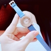 Set Đồng Hồ Nữ Roberto Era Dây Da Xanh Đính Đá Rose Size 32mm RE8349 Tặng Kèm Bộ Dây Kim Loại Và Vòng Tay