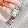 Set Đồng Hồ Nữ Roberto Era Dây Kim Loại Silver Mặt Chữ Nhật Viền Đá Size 25x35mm RE2860 Tặng Kèm Vòng Tay