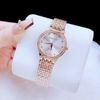 Set Đồng Hồ Nữ Roberto Era RE2902 Dây Kim Loại Vàng Hồng Mặt Trắng Size 28mm Kèm Lắc Tay