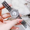 Set Đồng Hồ Nữ Roberto Era RE834 Chính Hãng Dây Da Lụa Đen Size 32mm Tặng Kèm Dây Kim Loại Đính Đá Và Lắc Tay