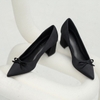 Bow Tie Black Sandals