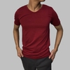 Áo thun nam cổ tim Facio Shop form Slim Fit thun poly V02