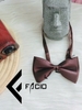 Nơ đeo cổ nam Facio Shop phi bóng 2 lớp dây cài X01