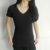 Áo thun tay ngắn cổ tim nữ V06