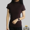 Áo thun cổ lọ tay ngắn nữ T16