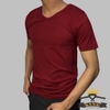 Áo thun nam Facio Shop tay ngắn cổ tim form ôm co giãn V02