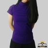 Áo thun cổ lọ tay ngắn nữ T16