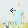 Bộ quần áo em bé sát nách Facio Shop thoáng mát U02 Q02