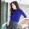 Áo thun cổ lọ tay lửng nữ T17