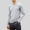 Áo thun nam tay dài cổ xẻ W03