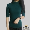 Áo thun cổ lọ tay lửng nữ T17