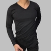 Áo thun nam tay dài cổ tim W02