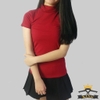 Áo thun cổ lọ tay ngắn nữ T16