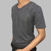 Áo thun nam cổ tim Facio Shop form Slim Fit thun poly V02