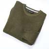 Áo Len Nam Cổ Tròn Waffle Cotton W004