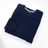 Áo Len Nam Cổ Tròn Waffle Cotton W004